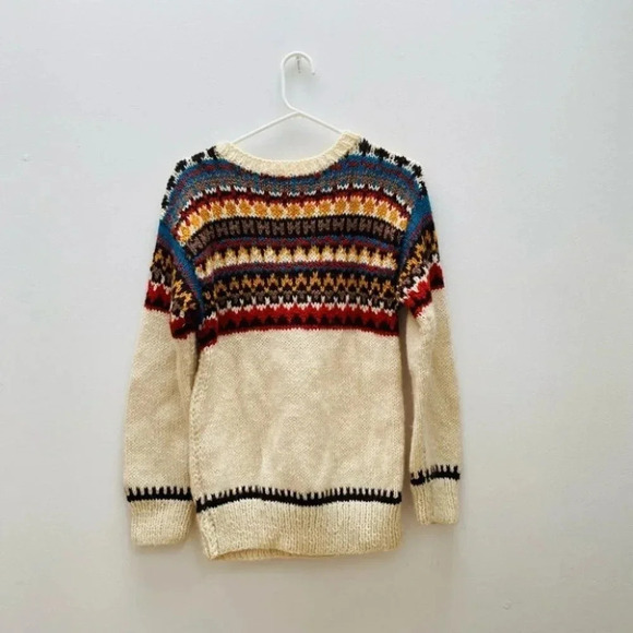 Vintage - Fair Isle Wool Blend Sweater - Picture 4 of 7